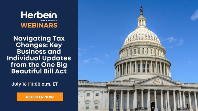 Herbein One Big Beautiful Bill Act Webinar 